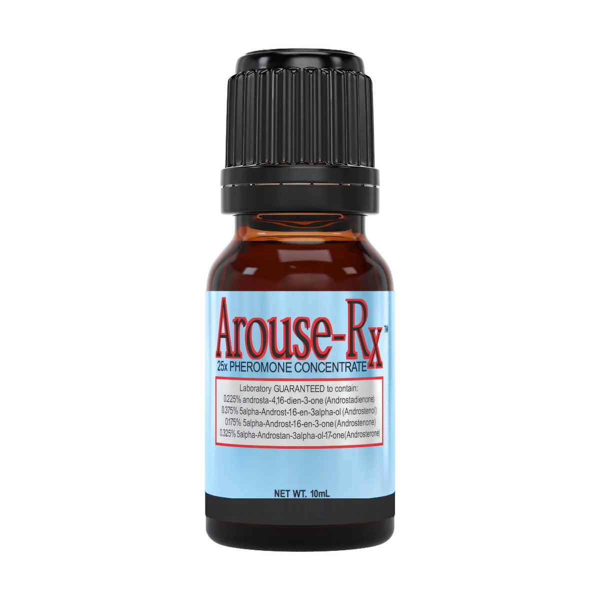 Arouse-Rx unscented pheromone cologne oil for men, 10 mL dropper bottle
