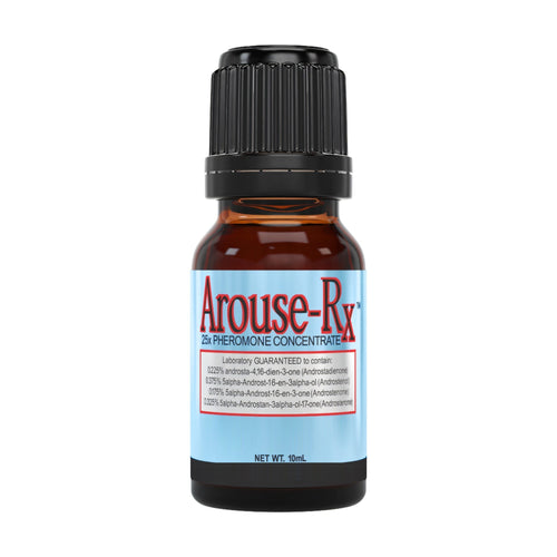 Arouse-Rx unscented pheromone cologne oil for men, 10 mL dropper bottle