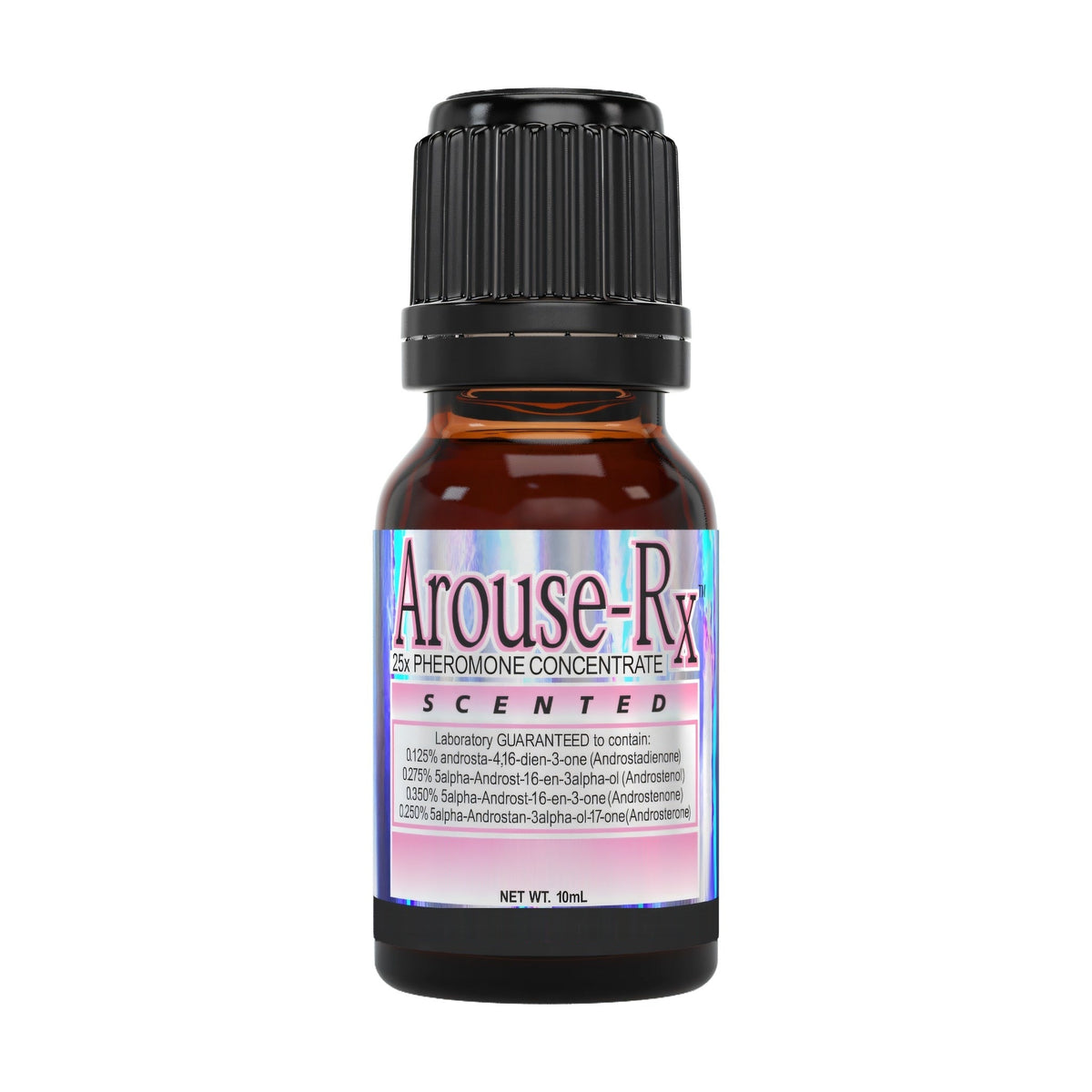 Arouse-Rx pheromone perfume for women, vanilla and white florals, 10 mL dropper bottle