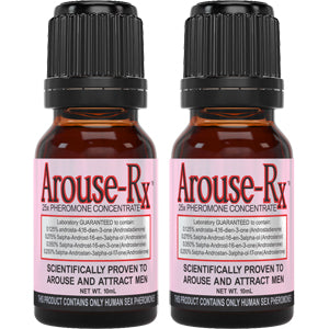 Arouse-Rx Unscented Pheromones for Women 2 Bottles