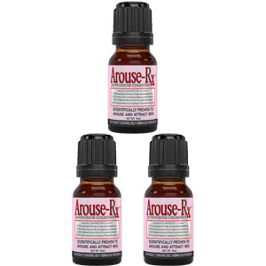 Arouse-Rx Unscented Pheromones for Women 3 Bottles