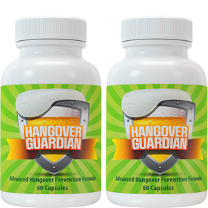 2 Bottles of Hang Over Guardian Advanced Hangover Cure