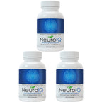 3 bottles of NeuroIQ Nootropic Brain Supplement Pills