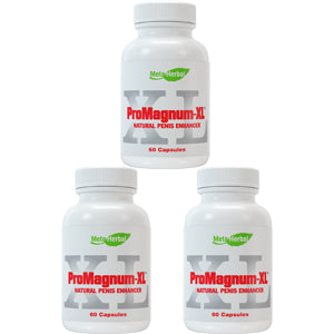 3 bottles of ProMagnum-XL Male Enhancement Pills: Powerful Testosterone Sex Booster