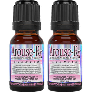 Arouse-Rx Perfume Scented Pheromones for Women 2 Bottles